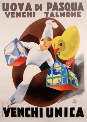 Italian Venchi Chocolate Poster